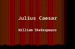 Julius Caesar William Shakespeare. Julius Caesar Unit Essential Questions What are the qualities and responsibilities of a good leader? What are the qualities.