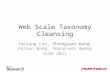 Web Scale Taxonomy Cleansing Taesung Lee, Zhongyuan Wang, Haixun Wang, Seung-won Hwang VLDB 2011.