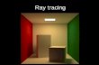 Ray tracing. New Concepts The recursive ray tracing algorithm Generating eye rays Non Real-time rendering.