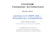CS3350B Computer Architecture Winter 2015 Lecture 4.3: MIPS ISA -- Procedures, Compilation Marc Moreno Maza  [Adapted from.