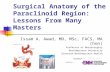 Surgical Anatomy of the Paraclinoid Region: Lessons From Many Masters Issam A. Awad, MD, MSc, FACS, MA (hon) Professor of Neurosurgery Northwestern University.
