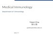 Medical Immunology Department of Immunology Yiwei Chu 储以微 ywchu@shmu.edu.cn 2010-7-7.