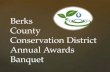 Berks County Conservation District Annual Awards Banquet.
