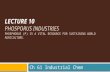 LECTURE 10 PHOSPORUS INDUSTRIES PHOSPHORUS (P) IS A VITAL RESOURCE FOR SUSTAINING WORLD AGRICULTURE. Ch 61 Industrial Chem.