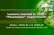 Lessons learned in C20C “Pacemaker” experiments James L. Kinter Ⅲ and K. Emilia Jin Center for Ocean-Land-Atmosphere Studies, USA James L. Kinter Ⅲ and.
