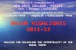 B.L.D.E.Association’s NEW ARTS COLLEGE, TIKOTA Dist : Bijapur (Karnataka) MAJOR HIGHLIGHTS 2011-12 COLLEGE FOR UNLOCKING THE POTENTIALITY OF THE RURAL.