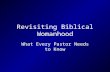 Revisiting Biblical Womanhood What Every Pastor Needs to Know.
