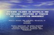 OFFSHORE ISLANDS IN AUSTRALIA AND NEW ZEALAND: QUESTIONS OF TOURISM AND CONSERVATION MANAGEMENT OFFSHORE ISLANDS IN AUSTRALIA AND NEW ZEALAND: QUESTIONS.