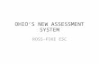 OHIO’S NEW ASSESSMENT SYSTEM ROSS-PIKE ESC. HOW IS THE NEW TESTING STRUCTURED?