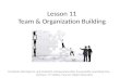 Lesson 11 Team & Organization Building Text Book: Barringer B. and Ireland D. Entrepreneurship: Successfully Launching New Ventures 4 th edition, Pearson.