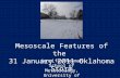 Mesoscale Features of the 31 January 2011 Oklahoma Storm Jennifer Newman School of Meteorology, University of Oklahoma.