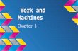 Work and Machines Chapter 3. Lesson 1- Work and Power What is work? ➔ any time a force is exerted on an object that causes the object to move ◆ the object.