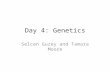 Day 4: Genetics Selcen Guzey and Tamara Moore. Agenda Genetically modified crops -DNA extraction -PCR Activity 1: PCR with paper clips Online resources-NIH.