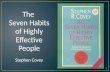 The Seven Habits of Highly Effective People Stephen Covey 1.