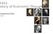 RH351 History of Economic Thought Transparencies Set 1.