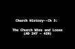 Church History--Ch 3: The Church Wins and Loses (AD 247 – 420)
