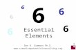 Essential Elements Don R. Simmons Ph.D. .