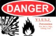 Y1.U3.2 Prevention Fire, Burn, Slips, Lifting, Cuts.
