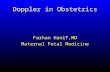 Doppler in Obstetrics Farhan Hanif,MD Maternal Fetal Medicine.