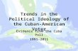 Trends in the Political Ideology of the Cuban-American Voter Evidence from the Cuba Poll 1991-2011 1.