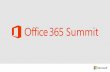 [Speaker] [Title] [Company] Identity management integration options for Office 365.