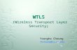 WTLS (Wireless Transport Layer Security) Youngho Choung Yhchoung@cs.uh.edu.