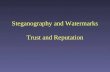 Steganography and Watermarks Trust and Reputation.