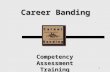 1 Career Banding Competency Assessment Training. 2 Activity to Date OSP developed state specifications and competency profiles for each banded title using.