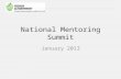 National Mentoring Summit January 2013. Agenda Mentor Video Program Description Research Overview Key Findings Conclusions and Continual Improvement Lessons.