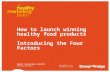 How to launch winning healthy food products Introducing the Four Factors Neal Cavalier-Smith Managing Director.