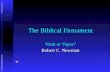 The Biblical Firmament Vault or Vapor? Robert C. Newman Abstracts of Powerpoint Talks - newmanlib.ibri.org -newmanlib.ibri.org.