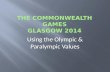 Using the Olympic & Paralympic Values. Megan Dawson-Farrell Born with spina bifida, she also suffers from hydrocephalus — the abnormal accumulation.