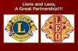 Lions and Leos, A Great Partnership!!! Starting a Leo Club.