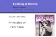 Looking at Movies Fourth Edition Richard Barsam  Dave Monahan CHAPTER TWO Principles of Film Form.