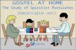 2010 © United States Spiritist Council. The Gospel at Home is a venue for spiritual growth. It helps us to be tolerant, respectful, compassionate towards.