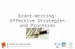 Grant-Writing: Effective Strategies and Processes.