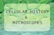 CELLULAR HISTORY & MICROSCOPES. Knowledge of cells originated from English scientist Robert Hooke in 1665 →Studied thin sections of cork and saw boxlike.