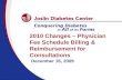 2010 Changes – Physician Fee Schedule Billing & Reimbursement for Consultations December 16, 2009.