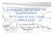 European Advances in Supermarket Refrigeration Leak Reduction Christoph Meurer Solvay Fluor GmbH, Germany.
