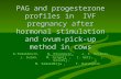 PAG and progesterone profiles in IVF pregnancy after hormonal stimulation and ovum-pick-up method in cows A.Tomašković, N. Prvanović, J. F. Beckers, J.