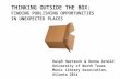THINKING OUTSIDE THE BOX: FINDING PUBLISHING OPPORTUNITIES IN UNEXPECTED PLACES Ralph Hartsock & Donna Arnold University of North Texas Music Library Association,