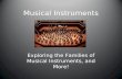Musical Instruments Exploring the Families of Musical Instruments, and More!