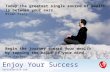 Enjoy Your Success UpYourService.com Begin the journey toward your wealth by tapping the value of your mind. Ron Kaufman Today the greatest single source.