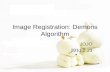 Image Registration: Demons Algorithm JOJO 2011.2.23.