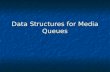 Data Structures for Media Queues. Queue Abstract Data Type Queue Abstract Data Type Sequential Allocation Sequential Allocation Linked Allocation Linked.