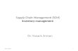 Supply Chain Management (SCM) Inventory management Dr. Husam Arman 18/10/20091.