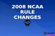 2008 NCAA RULE CHANGES. CONFERENCE, RULE 6-11A AND B.  THE UMPIRE SHALL NOT PERMIT MORE THAN ONE DEFENSIVE / OFFENSIVE CONFERENCE PER INNING. EFFECT: