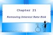 1 Chapter 21 Removing Interest Rate Risk Portfolio Construction, Management, & Protection, 4e, Robert A. Strong Copyright ©2006 by South-Western, a division.
