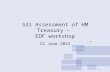 S31 Assessment of HM Treasury – EDF workshop 12 June 2012.