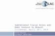 Subnational Fiscal Rules and Debt Control in Brazil Islamabad, April 24 th, 2014 Rafael Barroso Economist, World Bank.